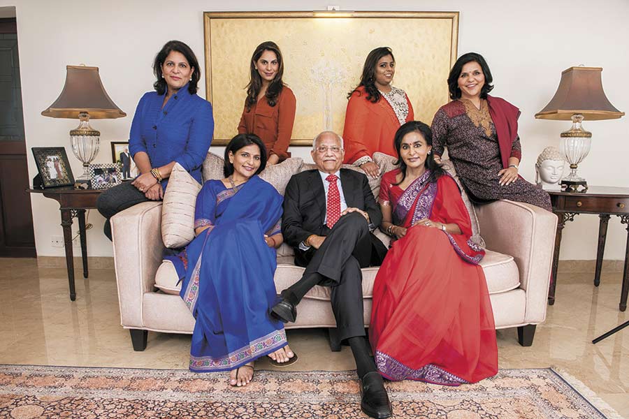 Prathap Chandra Reddy with his family