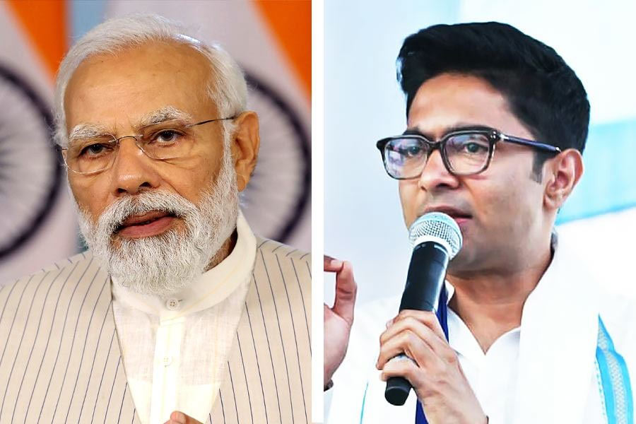 Narendra Modi and Abhishek Banerjee