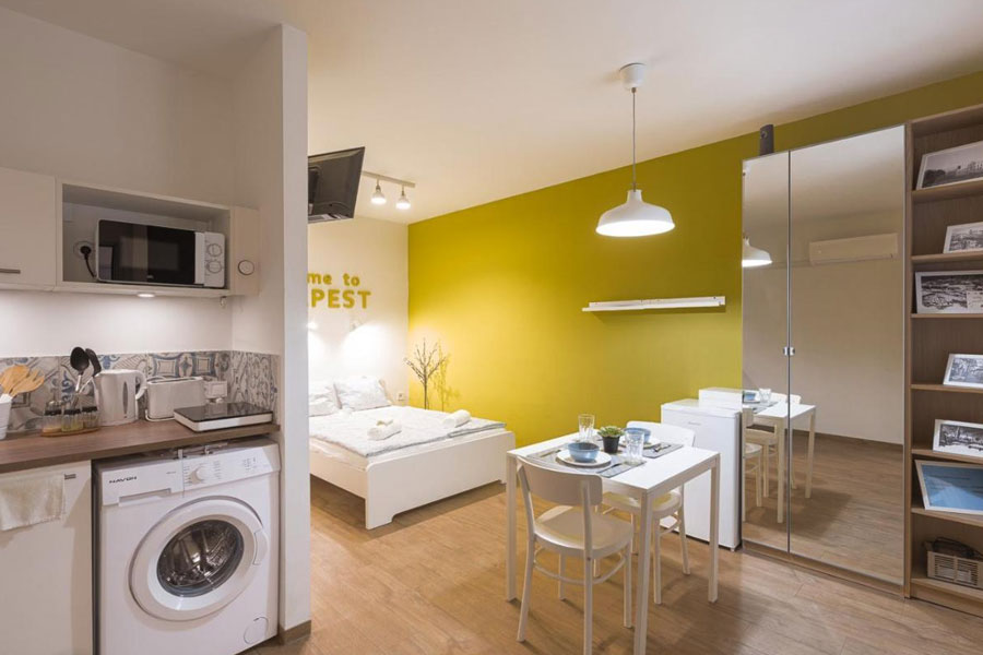 Image of luxury one bedroom apartment