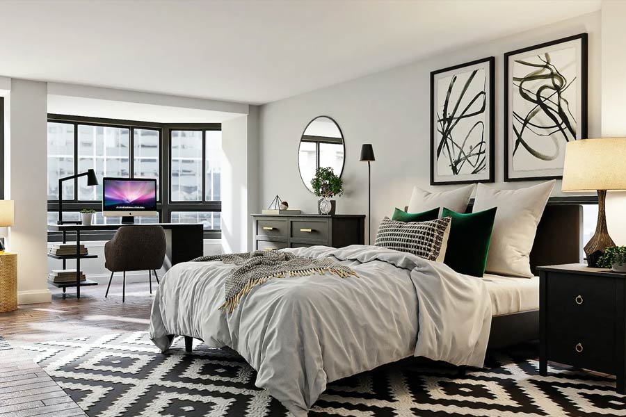 Image of luxury one bedroom apartment