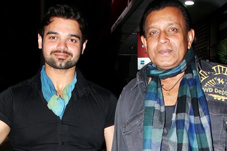Mithun Chakraborty and his son Mimoh