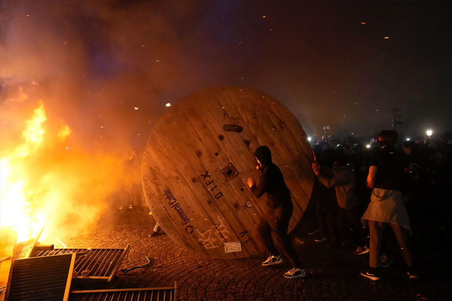 France is facing huge protest against Government decision of changing Pension system.