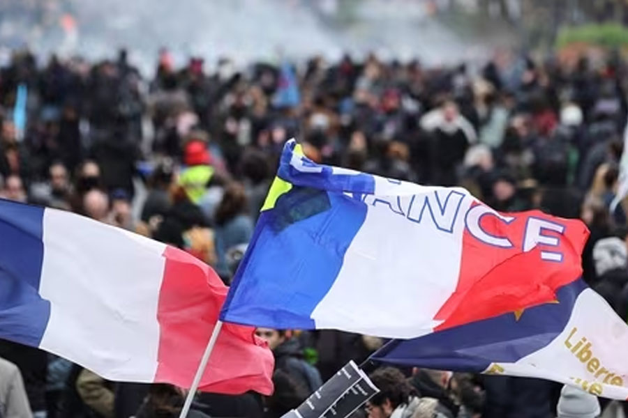 France is facing huge protest against Government decision of changing Pension system.