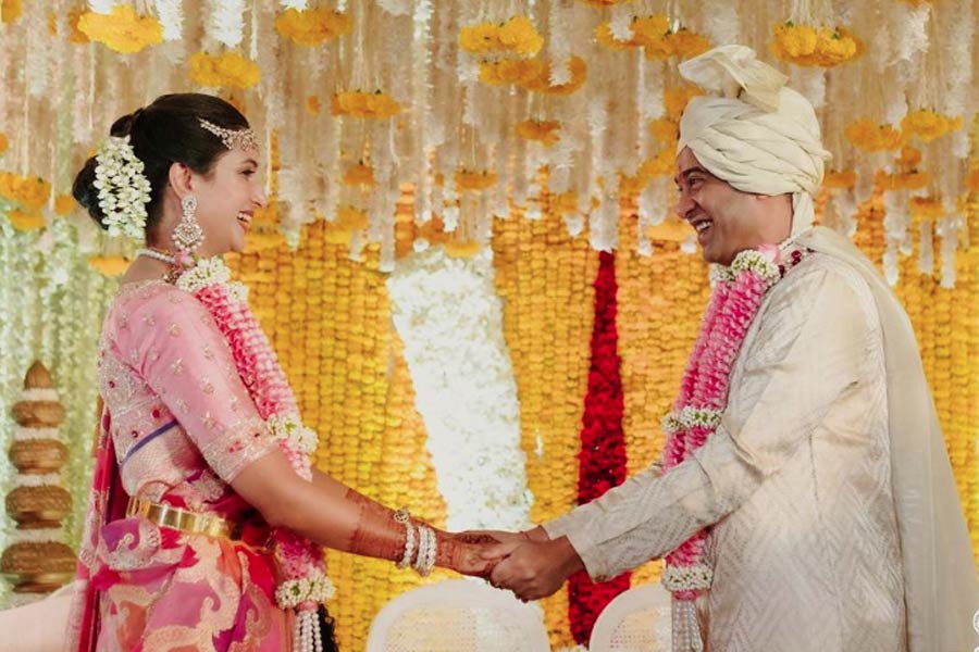Madhu Mantena adds ‘Trivedi’ to his name on Instagram after marriage to Ira Trivedi