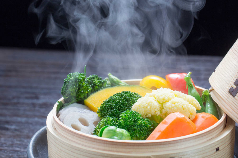 Image of steamed food