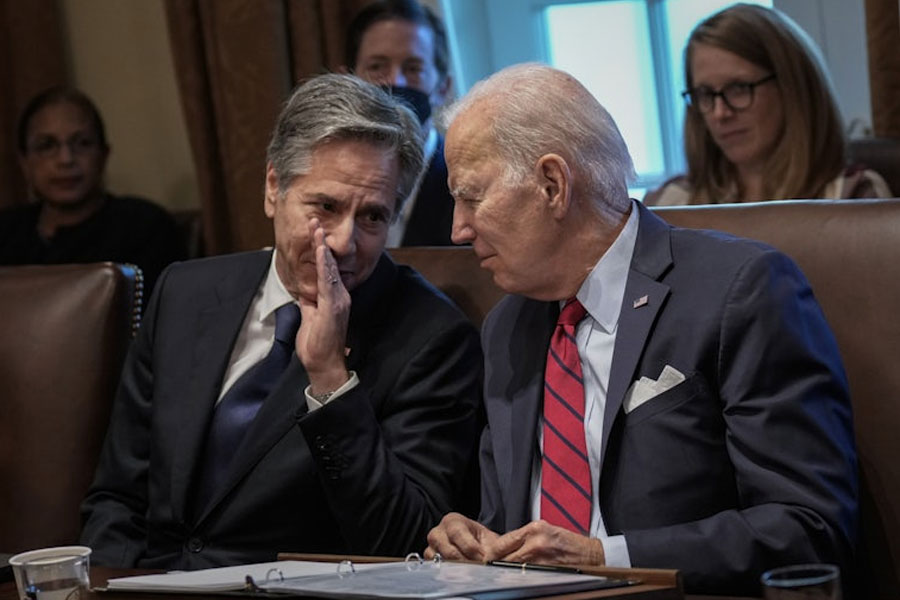 Image of Antony Blinken and Joe Biden