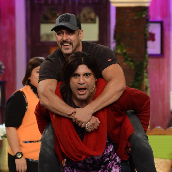Salman Khan and Krushna Abhishek 