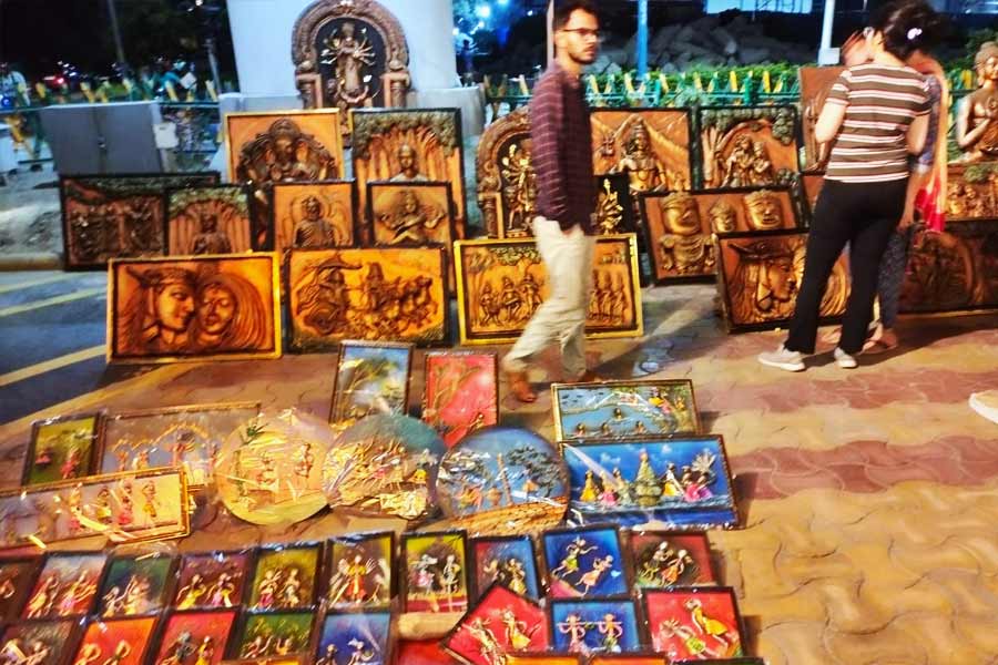 Image of Sonajhur haat in newtown.