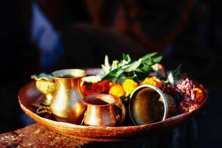 Image of copper utensils.