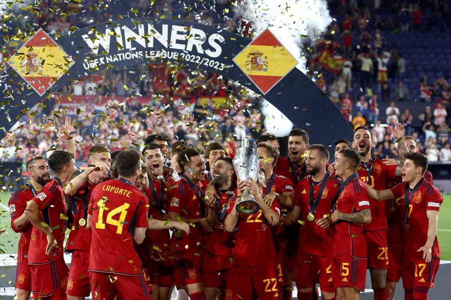 Spain beat Croatia in Nations League Final by penalties.