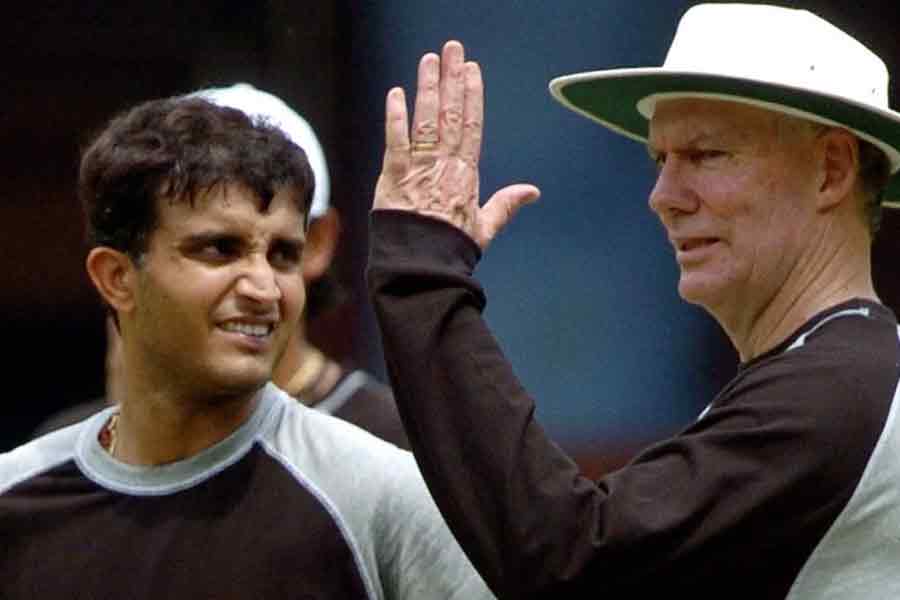 Sourav Ganguly and Greg Chappell