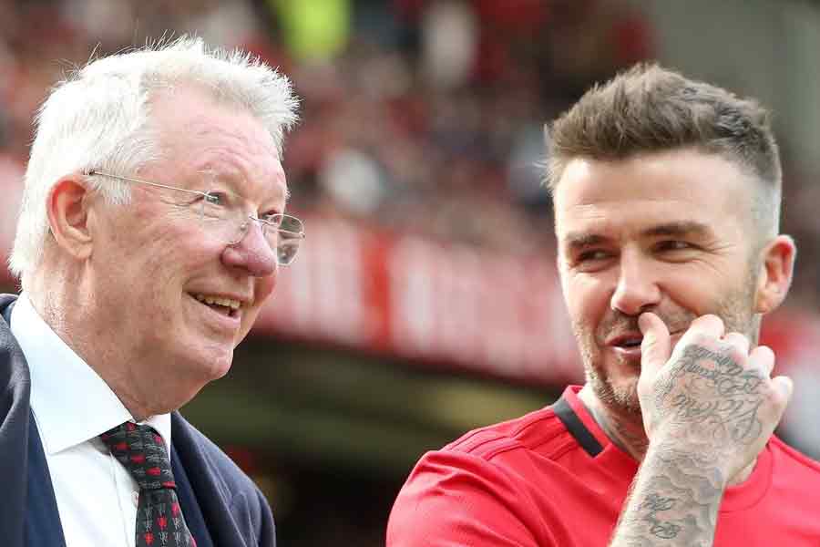 Alex Ferguson and David Beckham