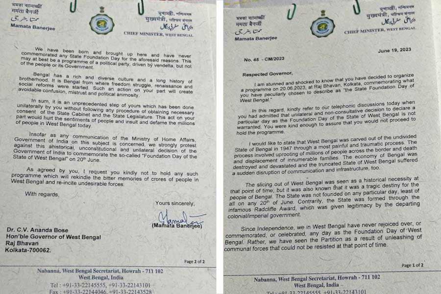 Image of letter.