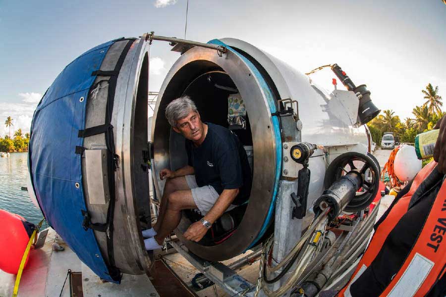 Missing Titanic submersible in Titanic Expedition.