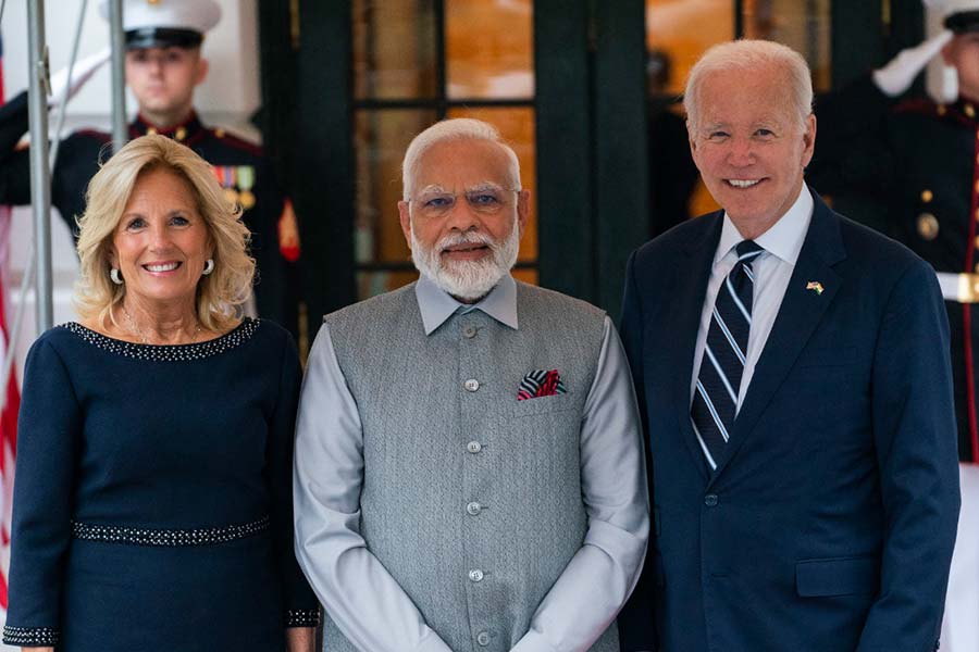 Image of Narendra Modi At white house.