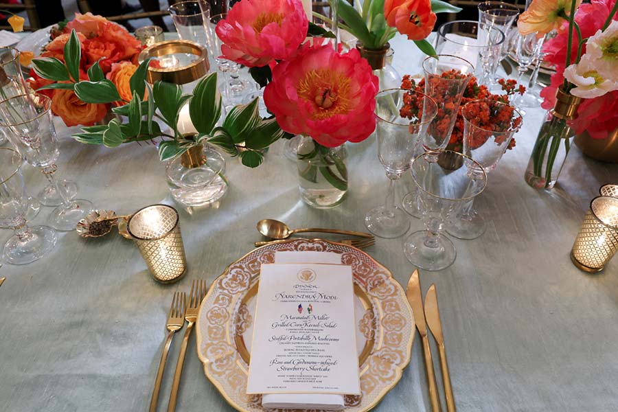 Image of Dinner at white house.