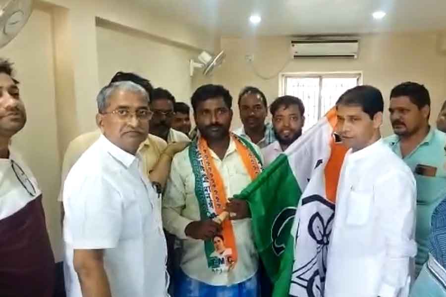 A CPM candidate of Shamsherganj of Murshidabad joins TMC