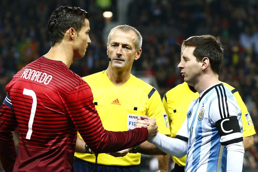 Lionel Messi and Cristiano Ronaldo
