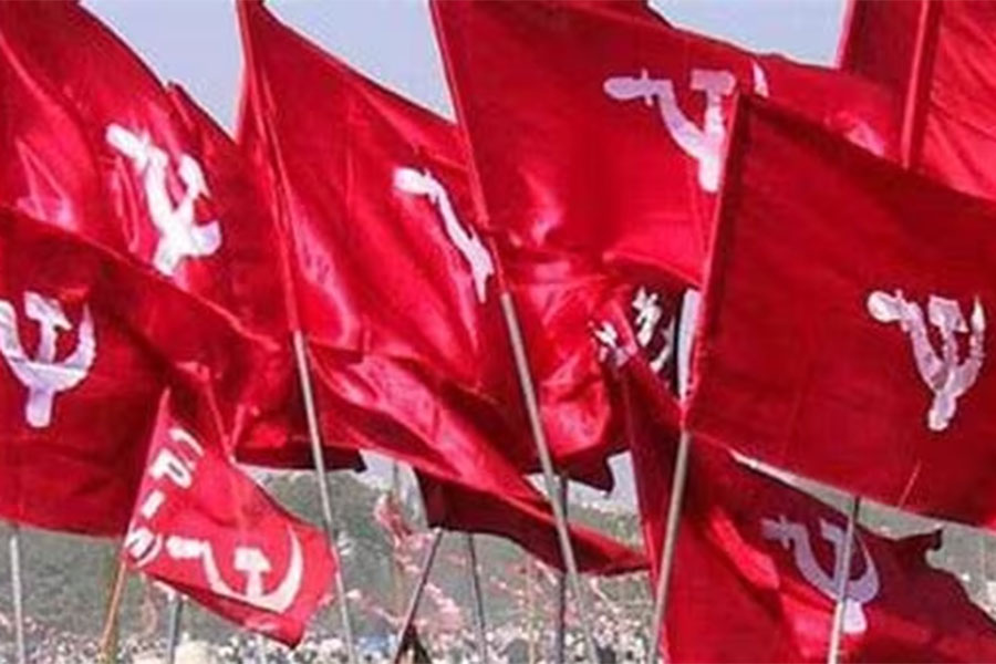 Party Flag of CPIM