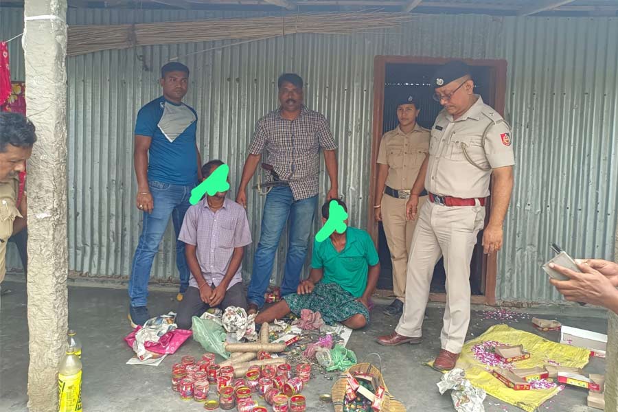 Crude bombs recovered from Sitai of Cooch Behar and two arrested
