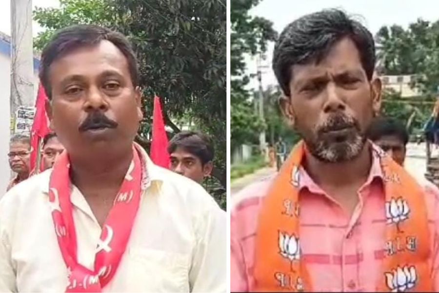 Two brothers of Hooghly Pandua contested against each other as CPM and BJP Candidate 