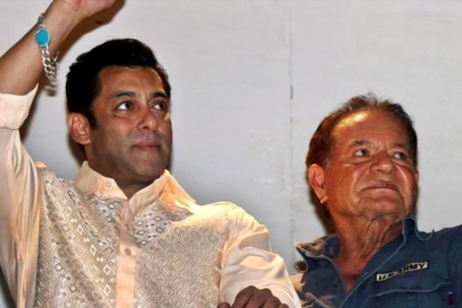 Salman Khan and Salim Khan
