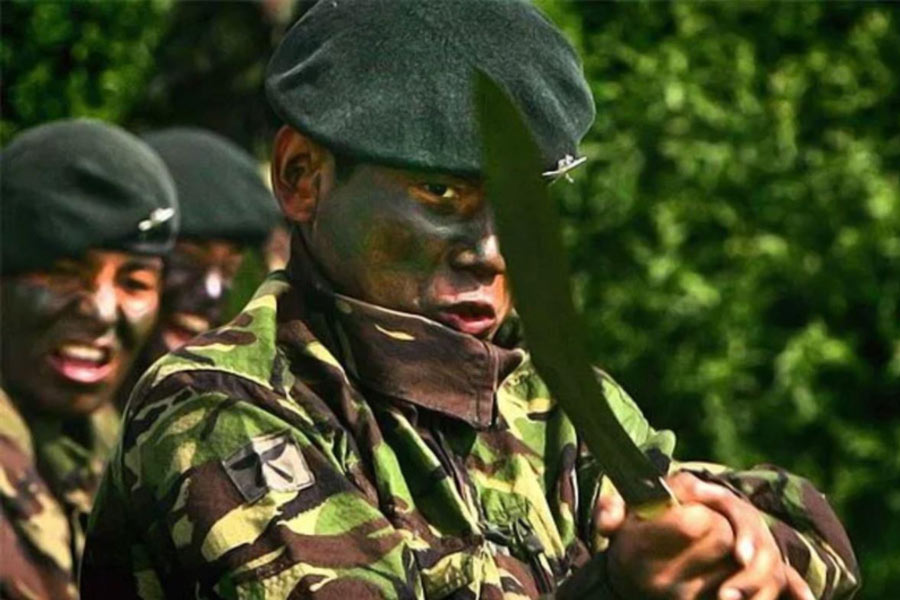 Who are Gurkhas the fearless Nepalese soldiers unofficially recruited in Russian Army.