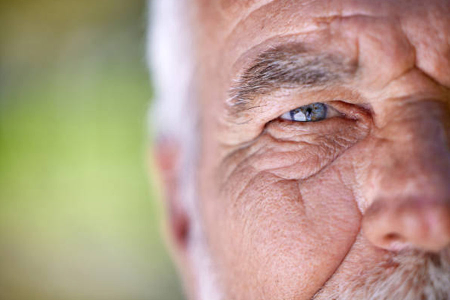 Representational image of elderly person