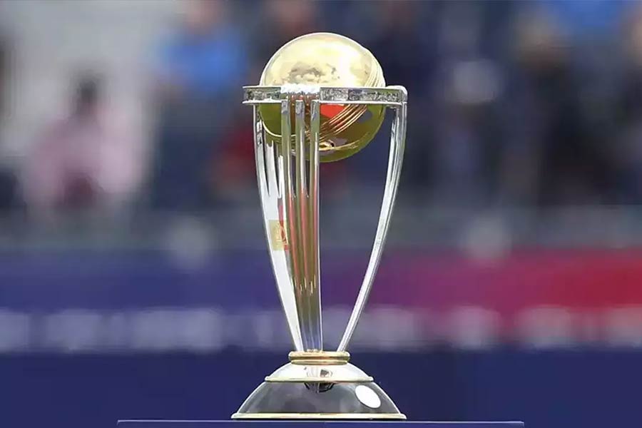 picture of ODI world cup trophy