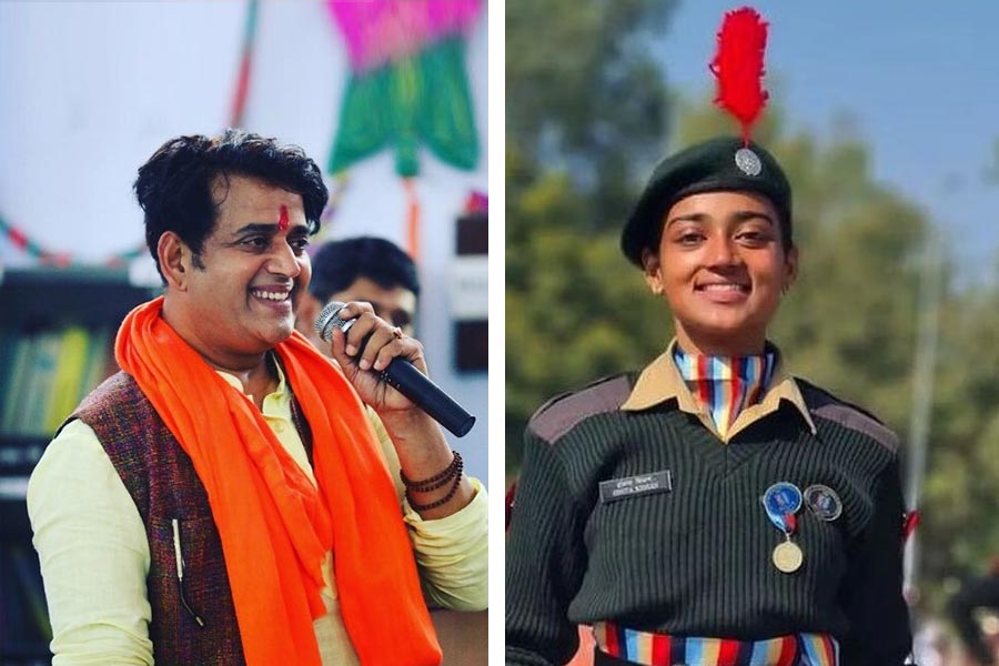 Bhojpuri Actor Ravi kishan Daughter ishita shukla joins The indian army 