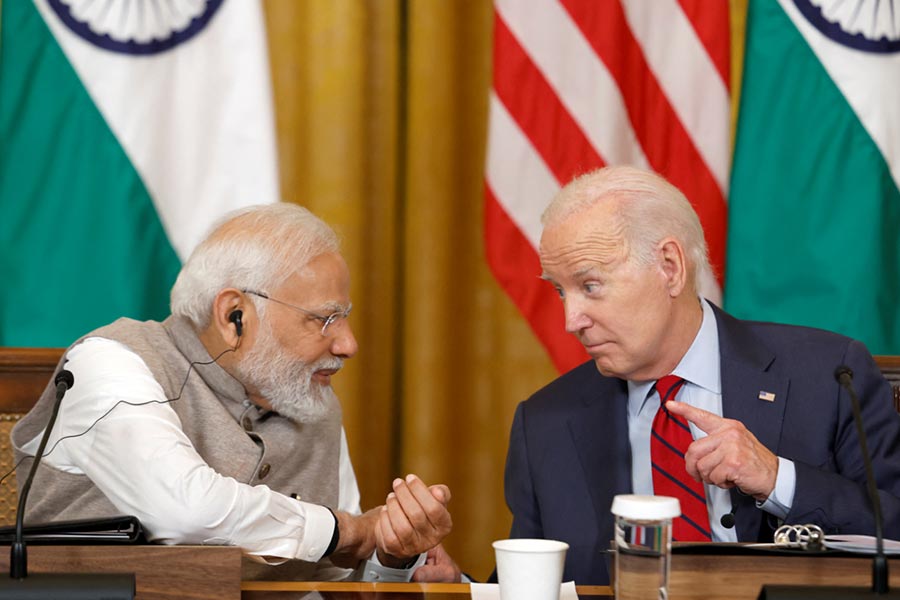 The history of trade relation between the US and India.