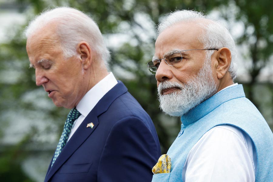 The history of trade relation between the US and India.