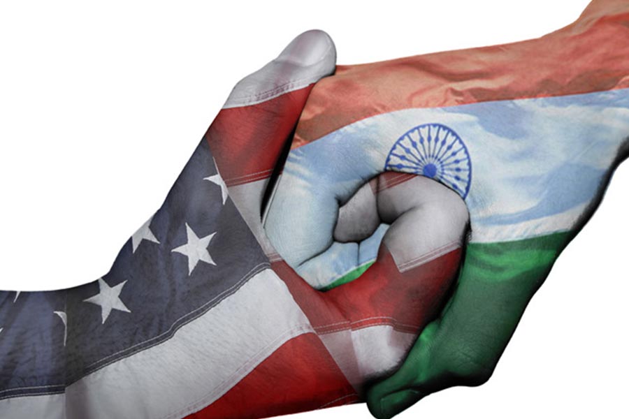 The history of trade relation between the US and India.