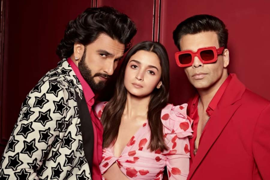 Karan Johar , Ranveer Singh, Alia Bhatt