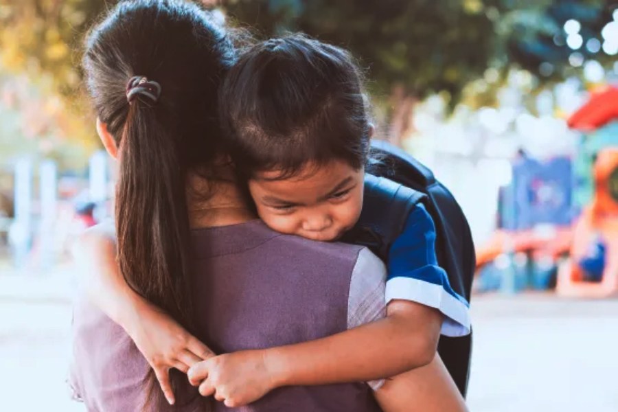 Image of child and mother 