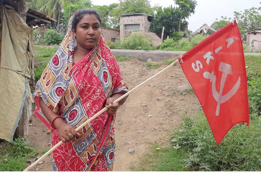 As TMC did not give ticket Tumpa Sardar quits party and contested as CPM candidate in Panchayat poll