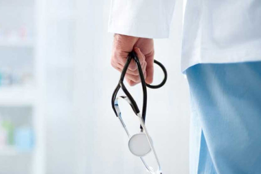 A Photograph of Stethoscope