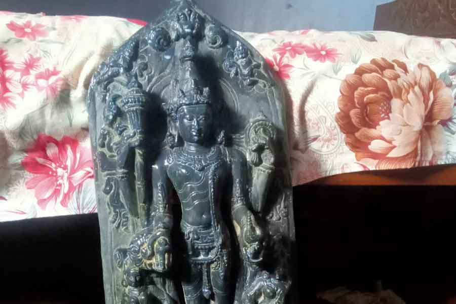 image of idol recovered from Ajay River