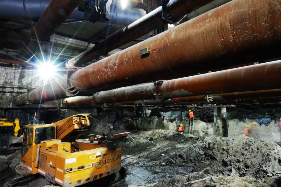 Treasure found in metro train tunnels in Amsterdam