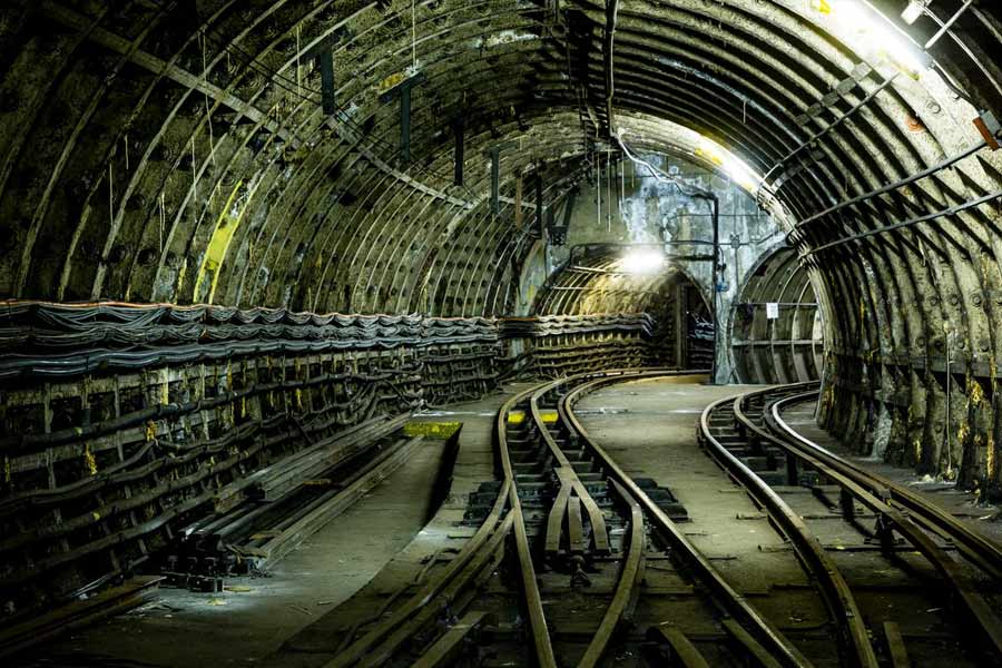 metro train in Amsterdam.