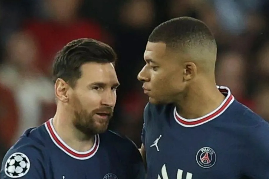picture of Lionel Messi and Kylian Mbappé