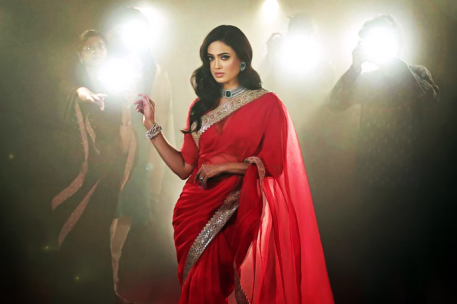 A photograph of Shweta Tiwari.