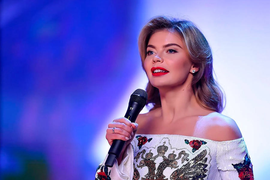 Picture of Russian President Vladimir Putin's rumoured lover Alina Kabaeva