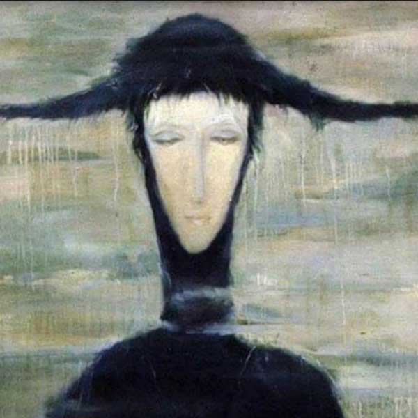 ইউক্রেনের চিত্রকর স্বেতলানা টেলেটস ১৯৯৬ সালে আঁকেন ‘দ্য রেন উওম্যান’ নামের এই ছবিটি। স্বেতলানা জানিয়েছিলেন, ছবিটি আঁকার আগে যখনই তিনি ফাঁকা ক্যানভাসের সামনে বসতেন, তখনই মনে হত কেউ তাঁকে দেখছে, তাঁকে নিয়ন্ত্রণ করছে। এক রকম আবিষ্ট অবস্থাতেই তিনি এই ছবিটি আঁকেন। বিক্রি হওয়ার পর বেশ কয়েক বার হাতবদল ঘটে ছবিটির। যাঁরাই এটি কিনেছিলেন, তাঁদের প্রত্যেকের সঙ্গেই কিছু না কিছু অপ্রীতিকর ঘটনা ঘটতে থাকে। সের্গেই স্কাশকভ নামের এক সঙ্গীতশিল্পী ছবিটি কেনার পর রীতিমতো আতঙ্কে ভুগতে শুরু করেন। এক ধর্মযাজক জানান, ছবিটির মধ্যে কোনও শয়তানি অস্তিত্ব ঢুকে রয়েছে। আজও ছবিটি বহু মানুষের আলোচনার বিষয়। 