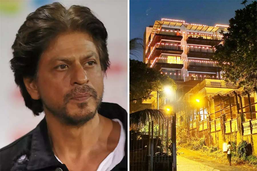 Shah Rukh Khan was not at home when two men trespassed on his bungalow 