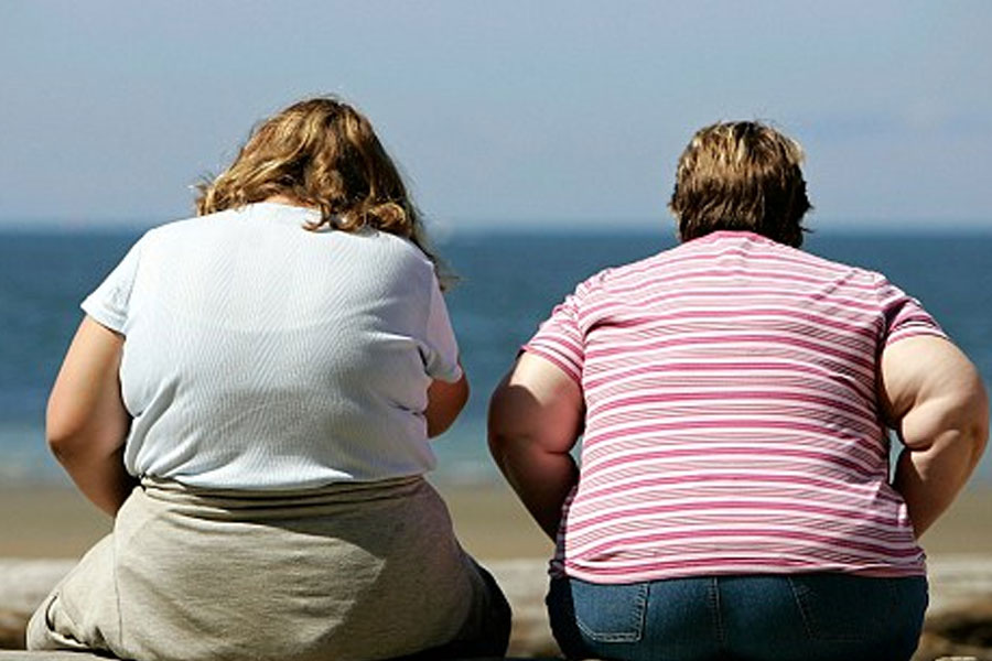 Image of obese people 