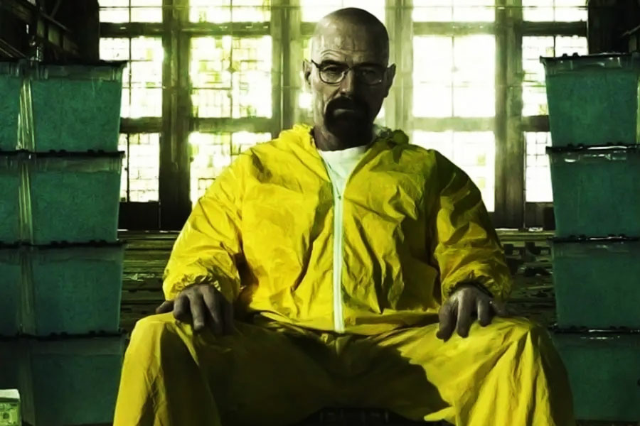 Photograph of Bryan Cranston as Walter White.