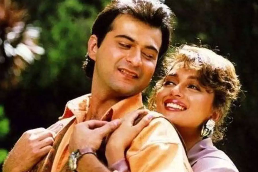 Sanjay Kapoor and Madhuri Dixit