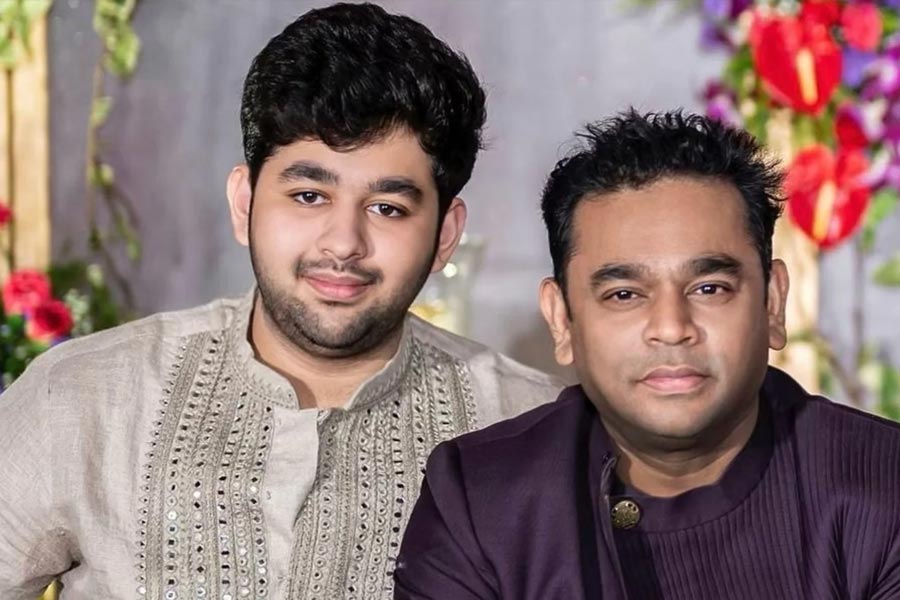 A.R.Rahman Son A.R Ameen escapes injury as chandelier falls on set 