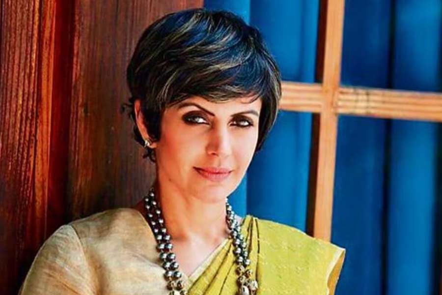 A photograph of Mandira Bedi.